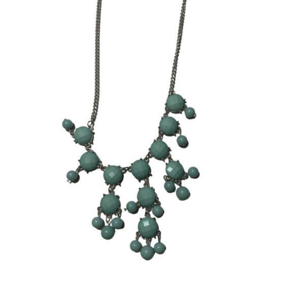 Arizona Jean Co Necklace Women OS Aqua Statement Bib Boho Chic